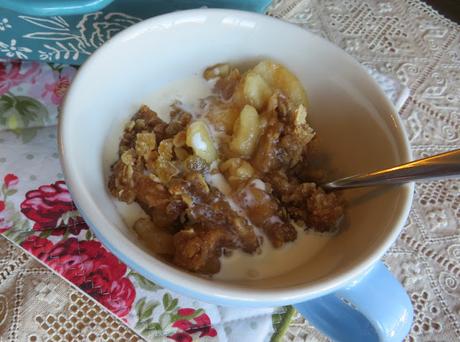 Double Ginger Apple Crumble