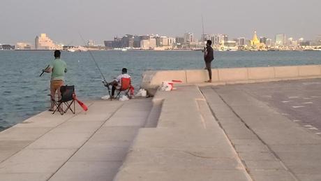 Hobby Fishers at Al Corniche, Doha Qatar