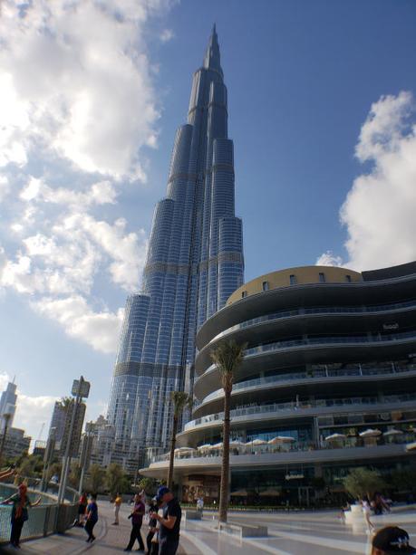Burj Khalifa in Dubai which is the tallest building in the world.