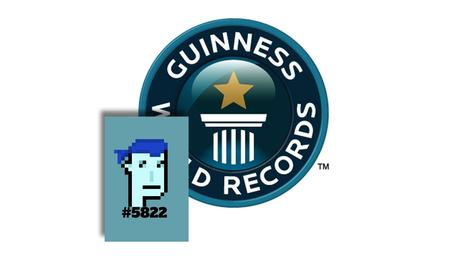 CryptoPunks is listed in the Guinness Book of World Records1