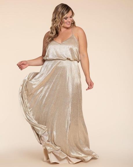 plus size bridesmaid dresses gold