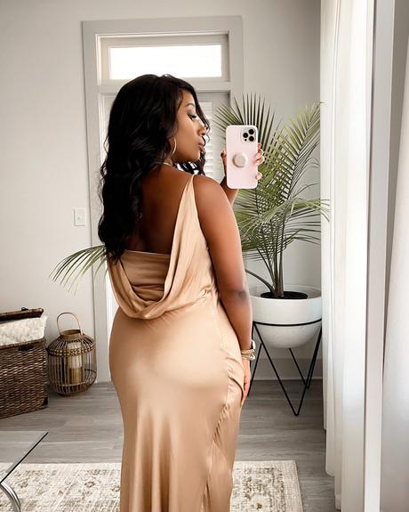 plus size bridesmaid dresses gold