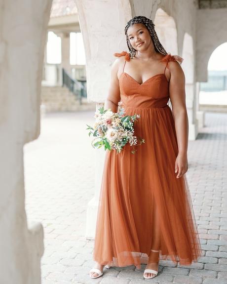 plus size bridesmaid dresses long