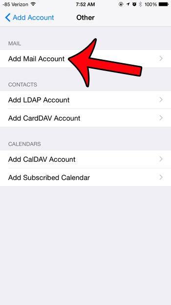 How to Add RCN Email Account on iPhone 6