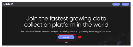 Apply For Nimble affilliate program