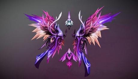 Futuristic Purple Wing