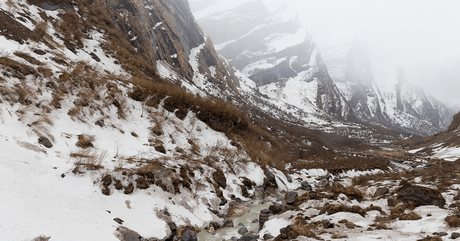 annapurna circuit in winter