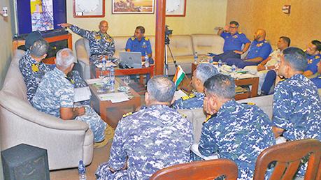 The IMBL meeting was held onboard the SLNS Sayura at the Indo-Sri Lanka Maritime Boundary Line north of Kankesanthurai on November 4.