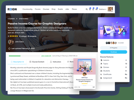 compatible theme for your online class website