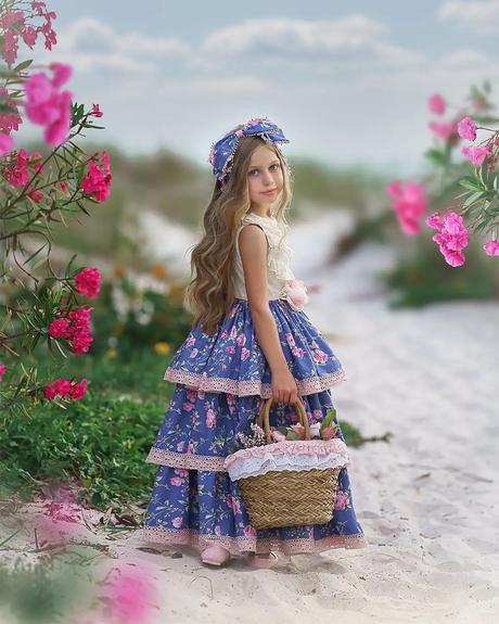 flower girl basket beach