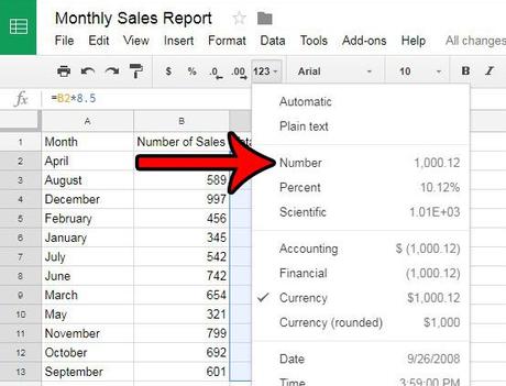 How to Remove Dollar Sign in Google Sheets