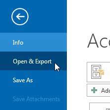 How to export Outlook 2013 contacts to Excel