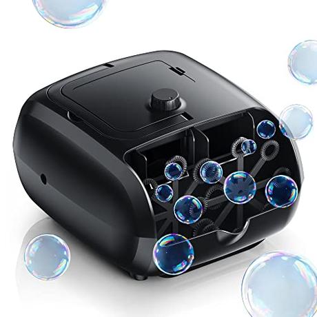 Bubble Machine – 16 Wands 8000+ Bubbles/min Bubble Machine for Kids and Toddlers – 14.2oz Large Capacity Bubble Blower – Automatic Bubble Maker – Bubble Toys for Parties, Wedding, Birthday