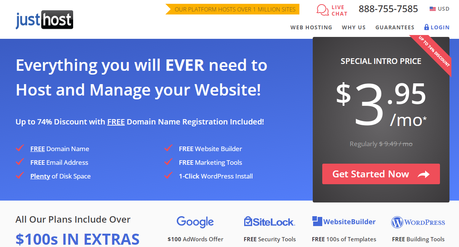 JustHost Review-JustHost Overview