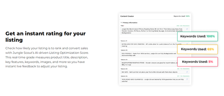 Optimization of Listings