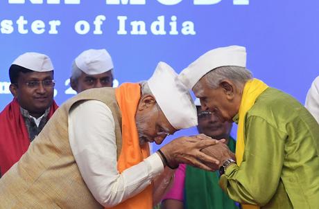 PM Shri Narendra Modiji confers honorary doctorate on Maestro and Umayalpuram Sivaraman