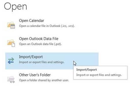 How to export emails to flash drive in Outlook 2013