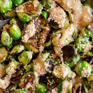 Miso Sesame Brussels Sprouts