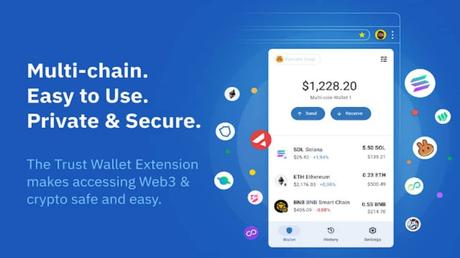 Trust Wallet releases a browser add-on and connects to Binance Pay