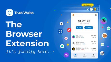 1Trust Wallet releases a browser add on and connects to Binance Pay