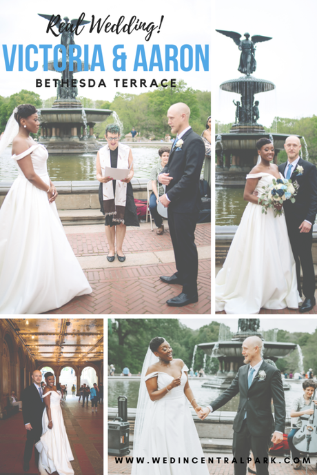 Victoria and Aaron’s Bethesda Terrace Wedding in May
