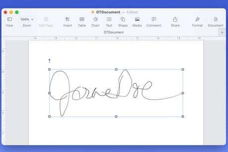How to insert a signature in Apple Pages How to insert a signature in Apple Pages
