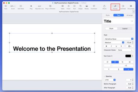 How to use Apple Keynote