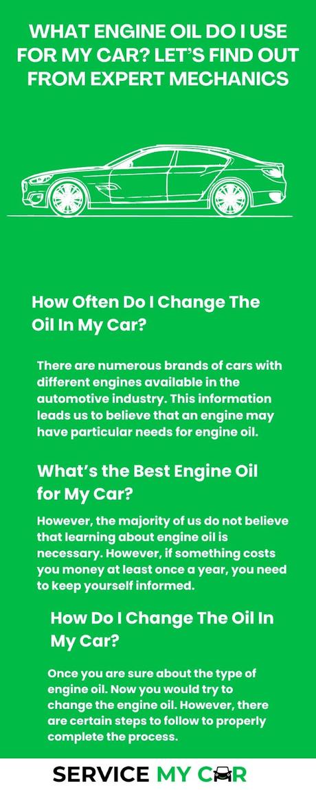 What Engine Oil Do I Use for My Car? Let’s Find Out From Expert Mechanics What Engine Oil Do I Use for My Car? Let’s Find Out From Expert Mechanics