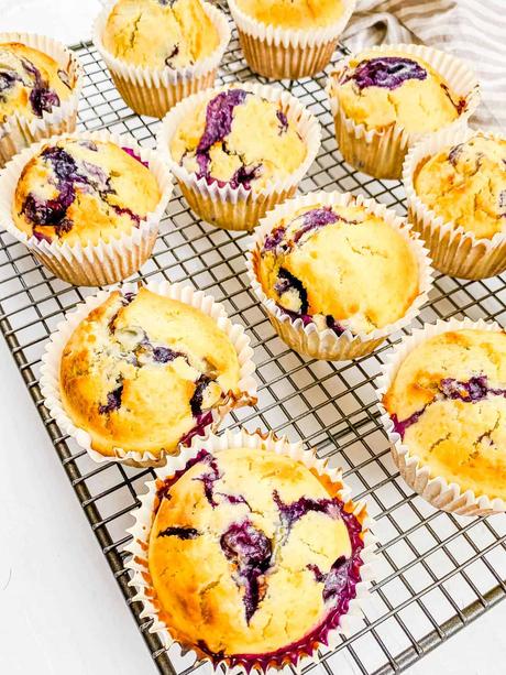 Dairy Free Blueberry Muffins