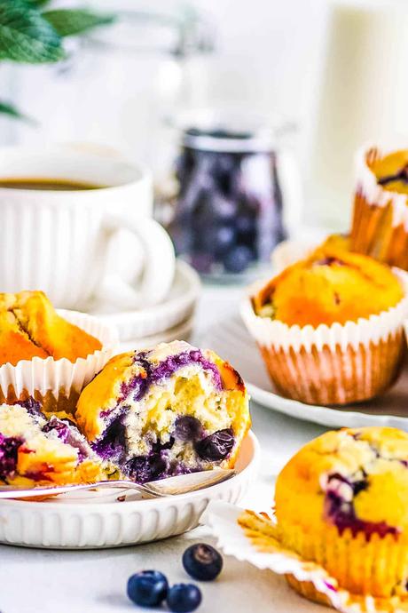 Dairy Free Blueberry Muffins