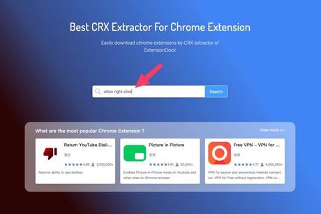 ExtensionDock exports Chrome extension store plug-ins to CRX files for offline installation