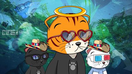 the first Kitties NFTs that will save the world from plastic will be available