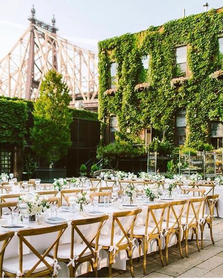 best wedding venues in new york green and white decor