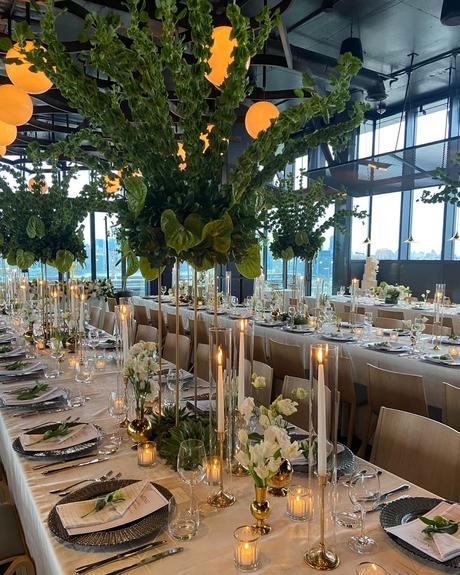 best wedding venues in new york white green yellow decoration