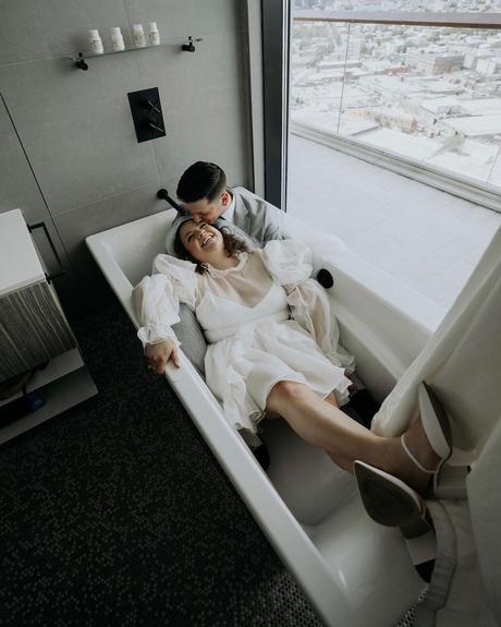 best wedding venues in new york newlyweds in the bath