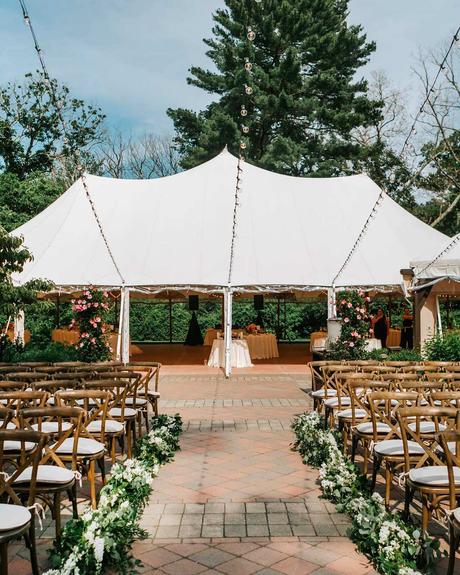 best wedding venues in massachusetts bride groom outdoor tent