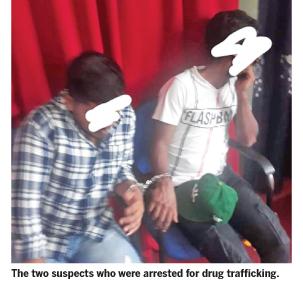 Two held for drug trafficking targetting schoolchildren