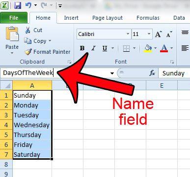 How to Create a Dropdown List in Excel 2010