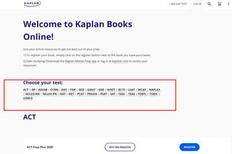 Kaplan Lessons & Study Material