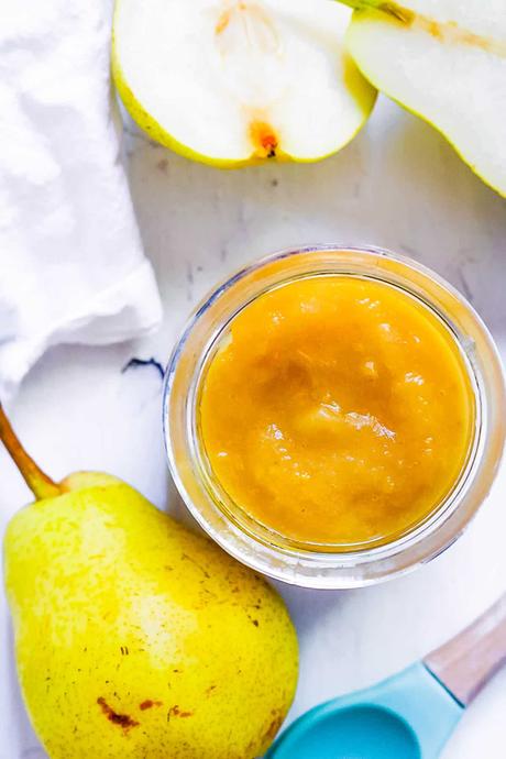 Pear Puree Baby Food