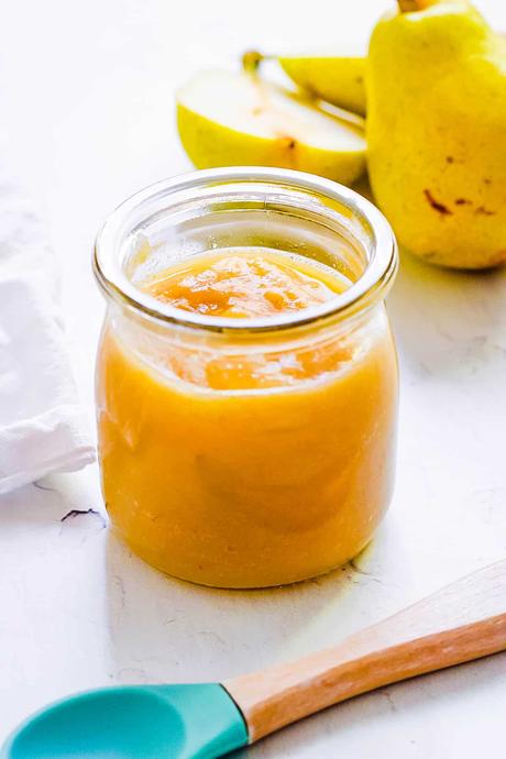 Pear Puree Baby Food