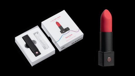 Exomoon is a lipstick disguised Bluetooth bullet vibrator sex toy from Lovense