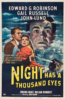 #2,868. Night Has a Thousand Eyes (1948) - Edward G. Robinson Triple Feature