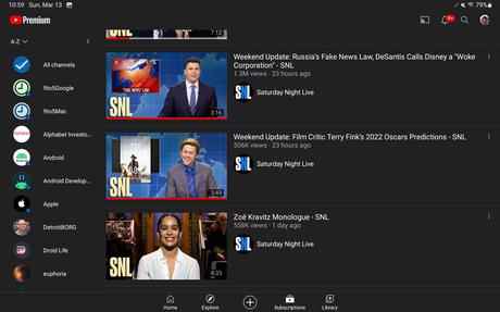 Every Google app with an Android tablet UI [U: Home, Search]