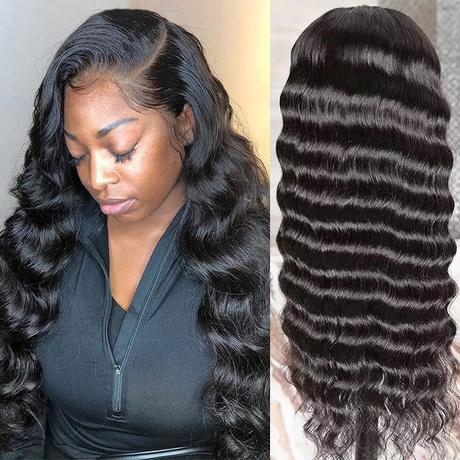 How Long Do HD Lace Wigs Last? Everything You Need To Know 13*4 13*6 HD Transparent Skin Melt Loose Deep Wave Lace Front Wig Human Hair Wigs | Hermosa Hair | Reviews on Judge.me
