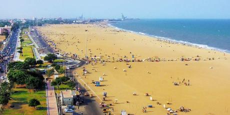 Amazing places in Chennai - Marina Beach