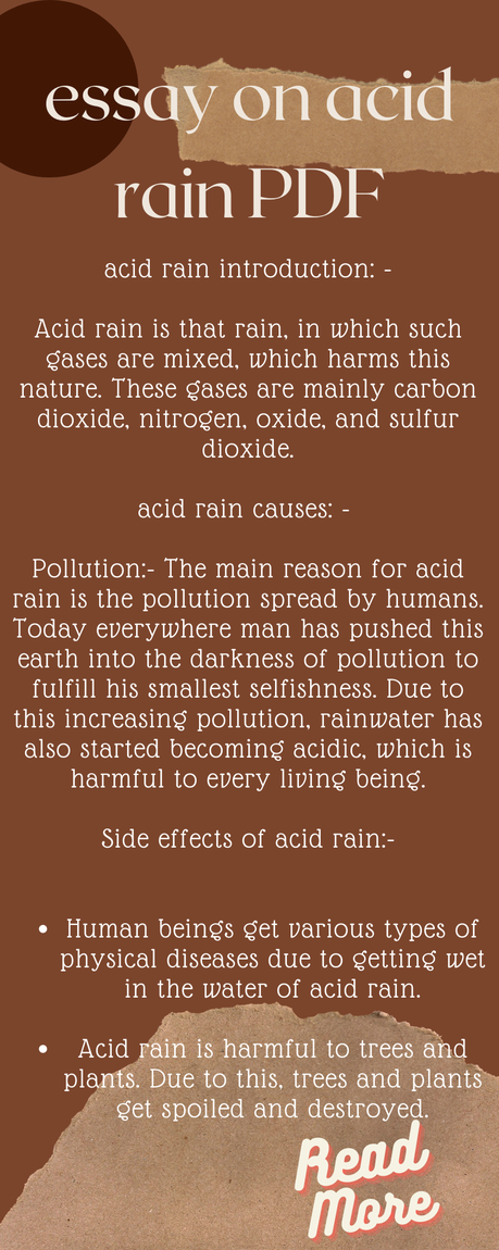essay on acid rain essay on acid rain