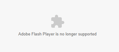 ‘Adobe Flash Player is No Longer Supported’ Fix Error