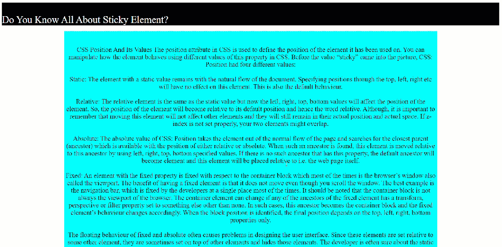 CSS Positions Explained [2022]
