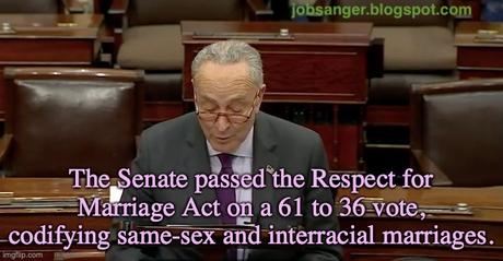 Senate Passes The Respect For Marriage Act